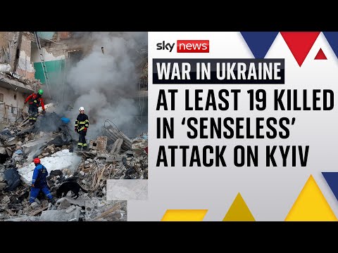 Russia accused of ‘sabotaging’ hopes of peace following 'massive attack' on Kyiv