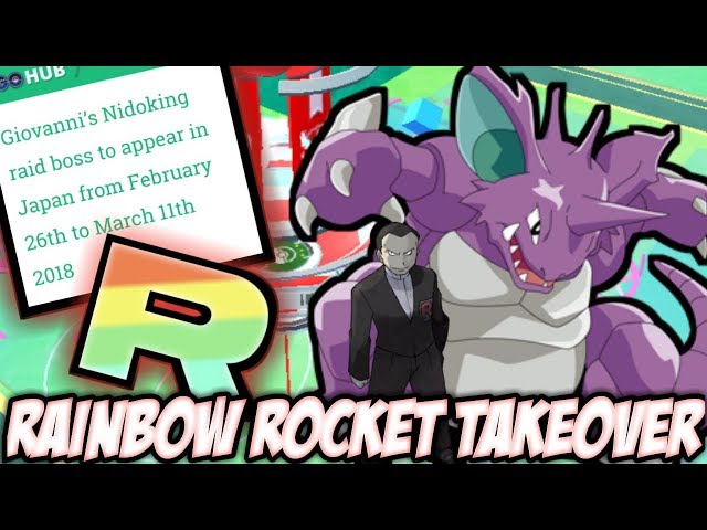 RAINBOW ROCKET TAKEOVER!!! How To Get GIOVANNI'S NIDOKING In Pokemon GO