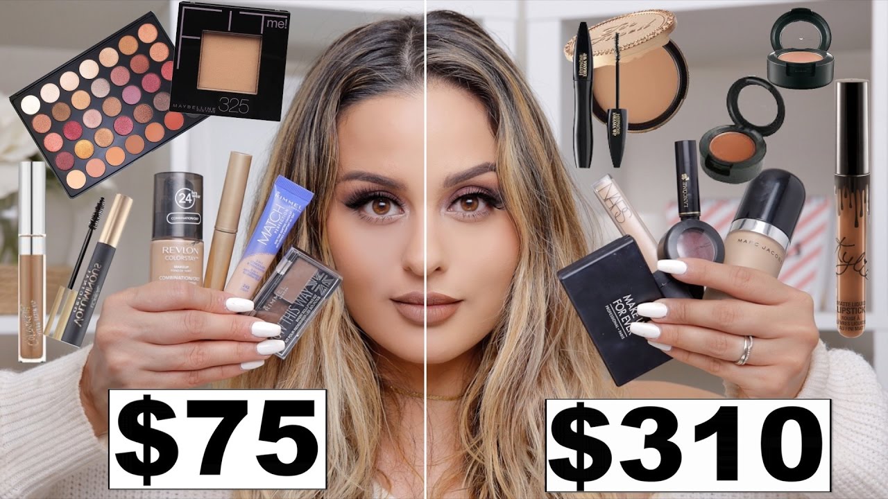 Drugstore VS High End Fall Makeup Tutorial
