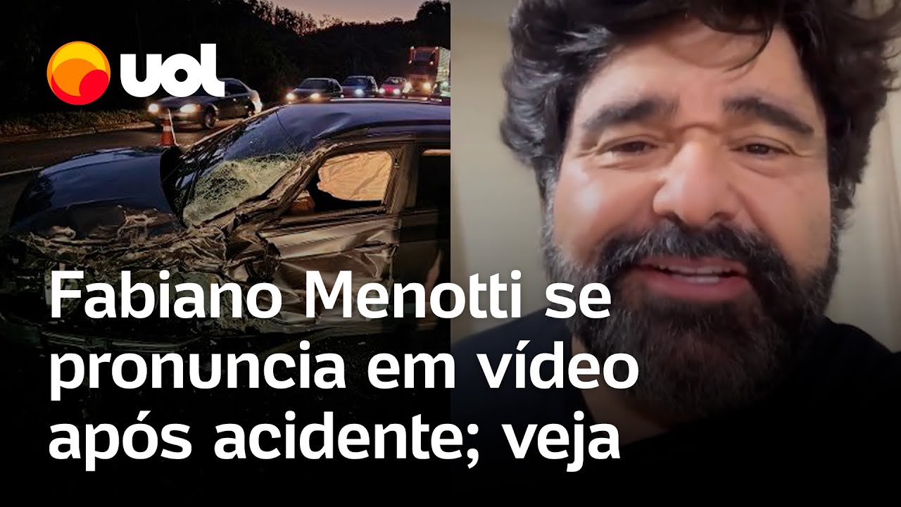 Fabiano, da dupla sertaneja com César Menotti, se pronuncia após sair ileso de acidente de carro