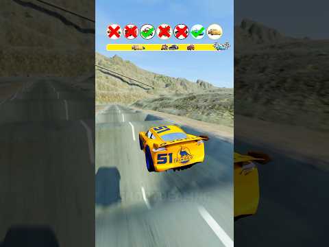 Pixar Cars VS Bog Holes #beamngdrive