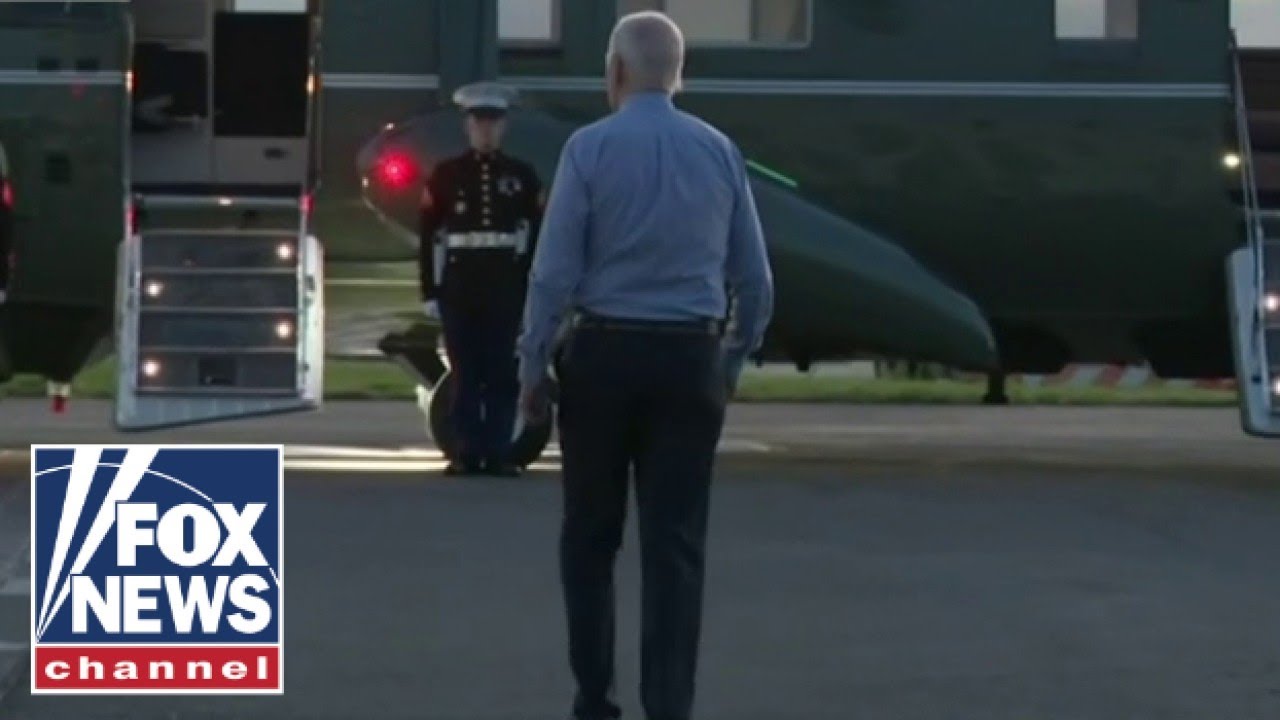 ‘The Five’ reacts to new unedited video of Biden ‘shuffling’ to Camp David