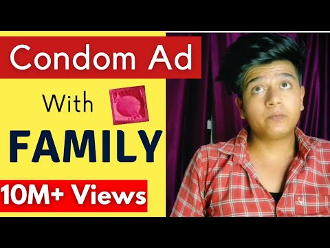 Condom AD Reaction with Family | Funny Reaction Video 2020