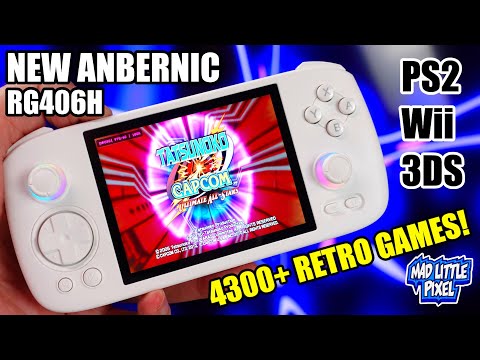 This INSANE Handheld Comes With Wii PS2 3DS & Thousands of Retro Games! (Anbernic RG406H Review)