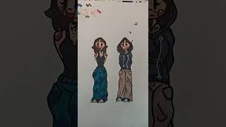 little me's😁❤️#art #drawingstyles #subscribe #drawing #music
