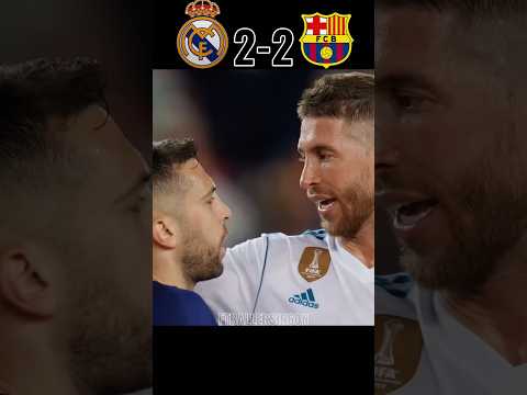 Real Madrid 🇪🇸 VS Barcelona 2017/18 Messi Ronaldo Aura EL Clasico