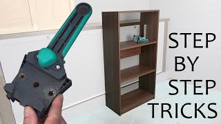 DIY a Bookcase using a Doweling Jig.