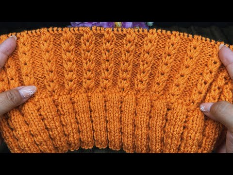 Cómo tejer una linda puntada para Gorro 🧶