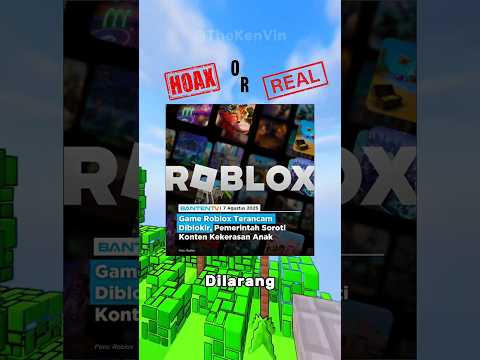 inilah alasan kenapa roblox akan di blokir di Indonesia#roblox #indonesia