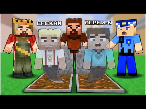 EFEKAN VE ALPEREN HAYALET OLDU! 😱 - Minecraft