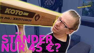 DARTBOARD STÄNDER für 45 € - KOTO Heavy Duty im Test und Review