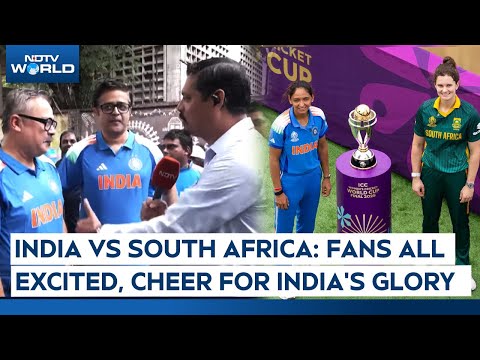 India Vs South Africa, Women's World Cup 2025 Final: Fans Cheer For India's Glory Girls