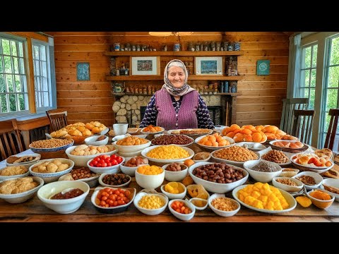 Creating A Big Spread for A Traditional Azerbaijani Breakfast in the Village!