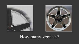 How to calculate Wheel Rim topology in Blender (5 and 6 spokes)