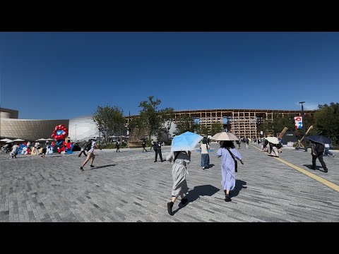 【8時55分入場（東ゲート）】ヨルダン館への最短ルート（約5分）大阪万博（夢洲） [4K] Osaka  2025 EXPO  (JAPAN)#万博