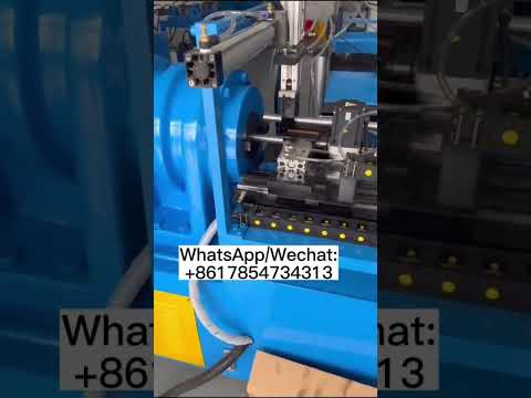 Fully automatic tapered tube shrinking machine #machine #walding #machine #welding #cncmill