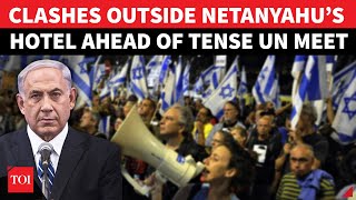 Netanyahu ‘HECKLED’ In New York; Clash Erupts Outside Israeli PM’s Hotel | Gaza War Outrage
