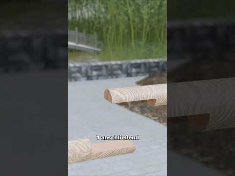 Dieses Holz hält ohne Nägel zusammen!