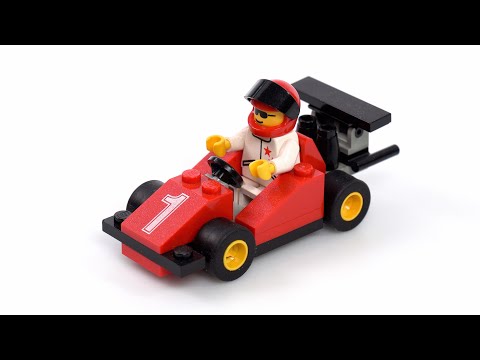 LEGO System 1998 Formula 1 Racing Car review! Vintage Shell promo set 2535