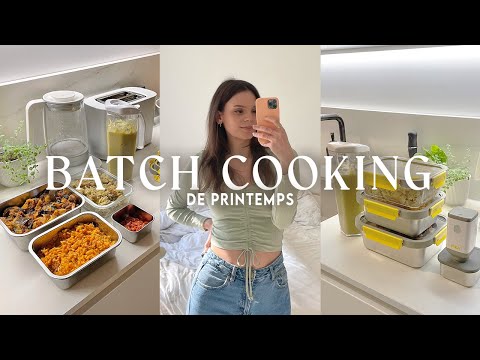 LE BATCH COOKING ME SAUVE LA VIE | comment j'organise mon alimentation | Alice Esmeralda