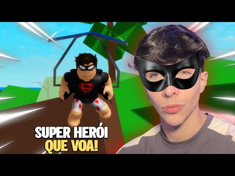 VIREI UM SUPER HEROI QUE VOA NO BROOKHAVEN! 🦸