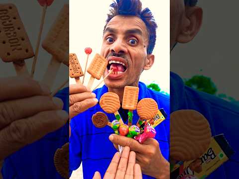 yummy ๐ Parle G biscuit ๐ช aur Barone chocolate ๐ซ#patanjli#creambiscuit#50=50#shortviral#shortfeed