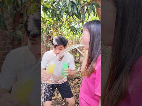 thần nước hãy cho tôi nước nhiều màu#shorts