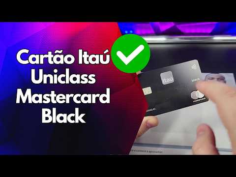 ✅ Cartão Itaú Uniclass Mastercard Black