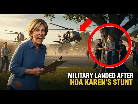 HOA Karen Hung My Daughter From a Tree — Two Minutes Later, Military Helicopters Landed! HOA Stories