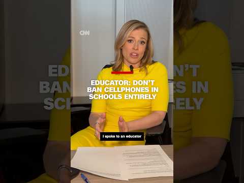 Educator: don't ban cell phones in schools entirely