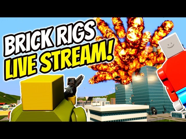 BRICK RIGS LIVE STREAM WITH FANS! ? Live Brick Rigs Gameplay | The Frustrated Gamer