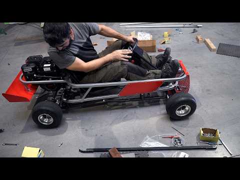 I Built a DIY Go-Kart for My Guests – Their Reactions Were Priceless!