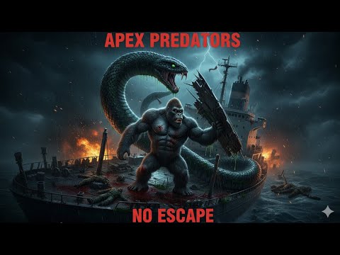 “MONSTER FROM THE ABYSS | King Kong vs The Black Anaconda | Veo 3 AI Cinematic Epic”