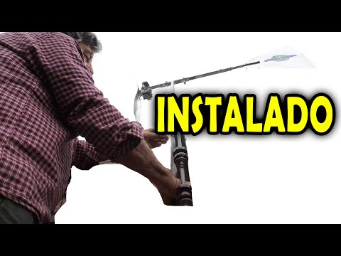 MINI GENERADOR EÓLICO CASERO (2da parte: instalación)