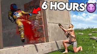 YouTube thumbnail for Throat's video titled 'Doorcamping Rust Players Until They Rage Quit...'