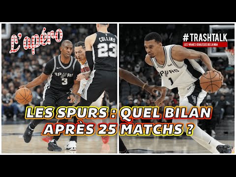 San Antonio Spurs : quel bilan après 25 matchs joués ?