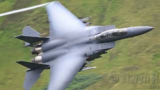Mega Sixship  F-15 Eagles Low Mach Loop