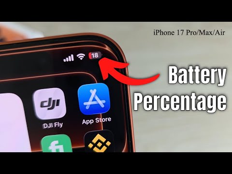 iPhone 17 Pro/Pro Max: How to show or hide battery percentage on iPhone?