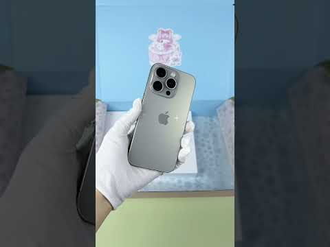 Immersive packaging iPhone 15 Pro # immersive # packaging video # <strong>used</strong> phone # digital technology...