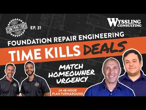 Time Kills Deals: 24–48 Hour Foundation Repair Plans with Wyssling Consulting