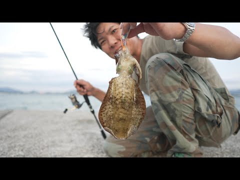 離島でエギング、アジング、肉焼きと好き放題してきた