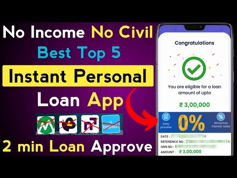 Best Top 5 Instant Loan App Without Income Proof | Loan App Fast Approval |Instant Personal Loan