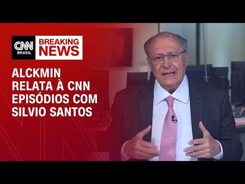 Alckmin relata à CNN episódios com Silvio Santos  | AGORA CNN