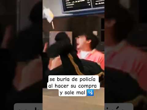 se burla de policía al hacer su compra y sale mal | Supermaderos 2002