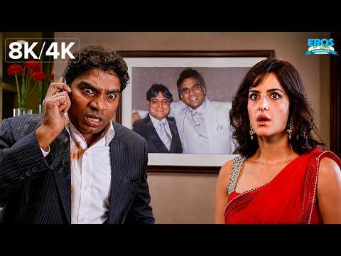 जब गलती से फोटो की अदला-बदली हो गई 😂 | Johnny Lever Best Comedy Scene 8K/4K | Katrina K |De Dana Dan