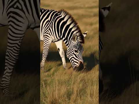 Majestic #Zebra Grazing