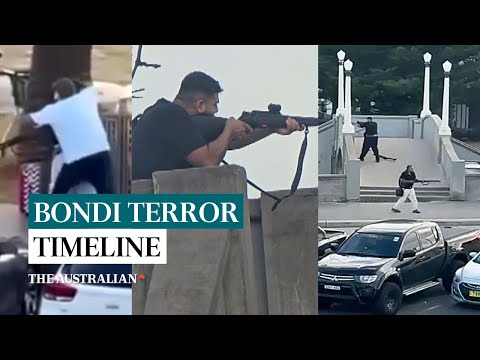 Bondi terror: The attack captured from every angle