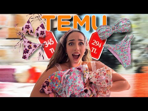 TEMU'DAN ÇOK UCUZA BİKİNİ TAKIMLARI ALDIM. 5 GÜNDE KAPINDA!!!