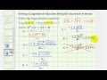 Logarithmic Equations and Quadratics