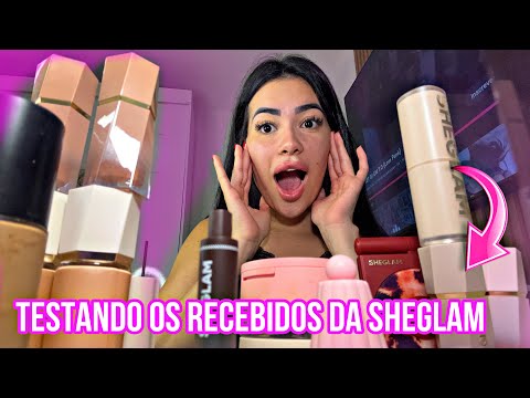 TESTANDO AS MAQUIAGENS DA SHEGLAM/SHEIN!!!